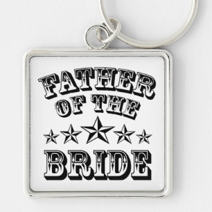 Trendy vader van de Bride Sleutelhanger