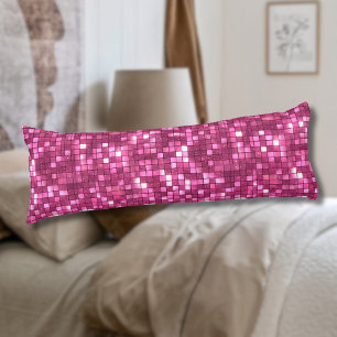 Trendy Valentijn hete roze disco stijl vierkant Lichaamskussen