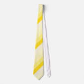 Trendy Vanilla Yellow White Elegant modern design Stropdas (Voorkant)