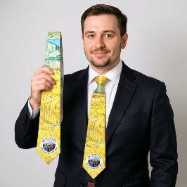 Trendy Verjaardag Vakantie Cadeau Aangepaste Fotot Stropdas