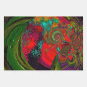 "Trendy" Verpakking Papier Flat Sheet Set van 3 Inpakpapier Vel (Voorkant 3)