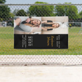 Trendy Vertical Afstuderen Photo Celebration Spandoek (Insitu)