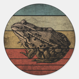 TRENDY VINTAGE KIKKER RONDE STICKER