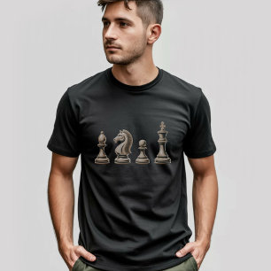 Trendy Vintage Schaker Schaakstukken Liefhebber T-shirt