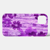 Trendy Violet Flower Case-Mate iPhone Case (Achterkant (horizontaal))