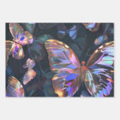 Trendy Vlinders Wrapping Paper Flat Sheet van 3 (Voorkant 3)
