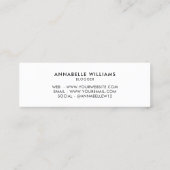 Trendy Volg me Instagram Mini Visitekaartje (Achterkant)