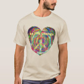 Trendy Vrede Liefde Veranderen T-shirt (Voorkant)