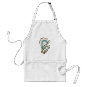 Trendy Watercolor Nautilus Oester Standaard Schort