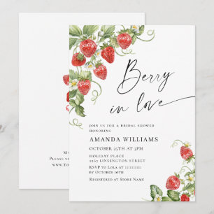 Trendy Watercolor Weide Bruiloftsdouche Kaart