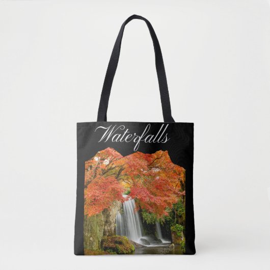 Trendy watervallen in de bergen draagtas (Voorkant)