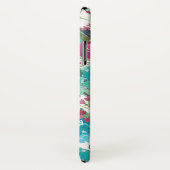 Trendy Waterverf Floral Pattern met Monogram Case-Mate iPhone Case (Achterkant / rechts)