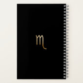 Trendy Waterverf Schorpioen Zodiac Journal Notitieboek (Achterkant)