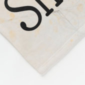 Trendy Waterverf Siamese Cat Personalized Fleece Deken (Hoek)