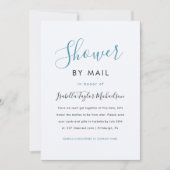 Trendy Waterverf Stripes Douche per post Kaart (Voorkant)