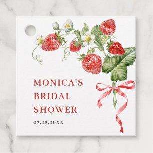 Trendy waterverf weide bruiloftsbrunch bedankjes labels