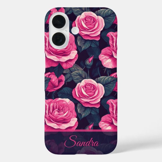 Trendy Wedding Favors Rose Name Case-Mate iPhone Case (Achterkant)