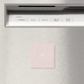 Trendy White Flowers schetst het 'Blush Pink'-ontw Magneet (Insitu (Vaatwasser))