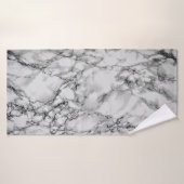 Trendy White Marble Stone - Badhanddoek (Badhanddoek)