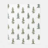 Trendy Winter | Kerstboompatroon Fleece Deken (Voorkant)