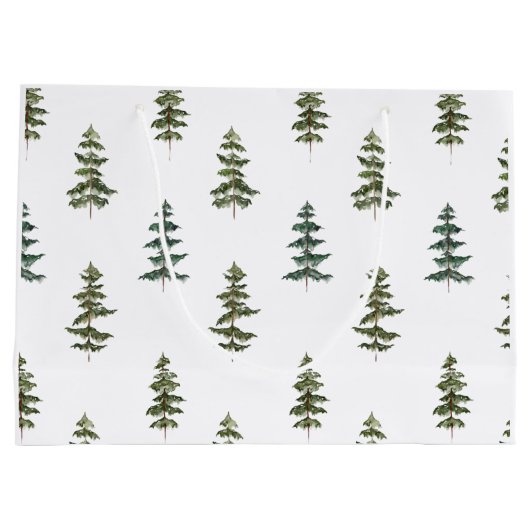 Trendy Winter | Kerstboompatroon Groot Cadeauzakje (Achterkant)