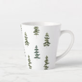 Trendy Winter | Kerstboompatroon Latte Mok (Rechts)