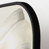 Trendy witte boog gepersonaliseerd met naam monogr pickleball paddle (Links Detail)