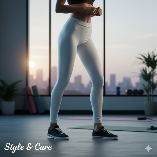 Trendy witte Leggings voor een verbluffende look