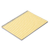 Trendy Yellow Chevron Stripe Notitieboek (Linkerzijde)