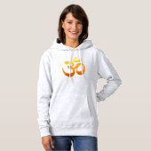Trendy Yoga Om Mantra Symbool Hoge Kwaliteit Vrouw Hoodie (Voorkant volledig)