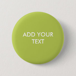 Trendy zachte chartreuse aangepaste knop ronde button 5,7 cm