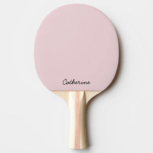 Trendy zachte pastelroze aangepaste pingpongbat tafeltennisbatje