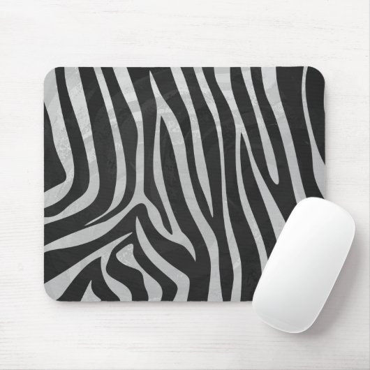Trendy Zebra Animal Print Pattern gemaakt door Ima Muismat (Met muis)