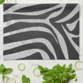Trendy Zebra Animal Print Pattern gemaakt door Ima Theedoek (Gevouwen)