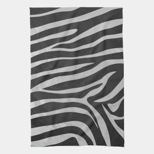 Trendy Zebra Animal Print Pattern gemaakt door Ima Theedoek (Verticaal)