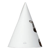 Trendy Zebra Party Animal Oerwoud Wild 1 geboorte Feesthoedjes (Links)