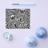 Trendy Zebra Print Black and White Pattern Flyer (Enkel)