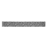 Trendy Zebra Print Black and White Pattern Lint (Voorkant)