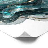Trendy Zilver UNIVERSE Poster (Hoek)