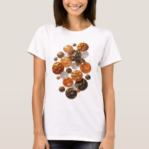 Trendy Zilveren SINAASAPPEL STERREN Grafische T-sh T-shirt