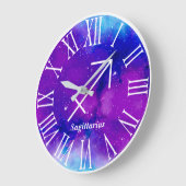 Trendy Zodiac Nebula Sagittarius Symbol Grote Klok (Hoek)