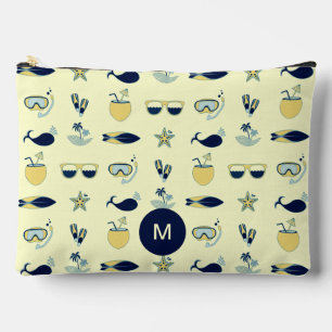 Trendy zomer symbolen patroon Monogram Etui