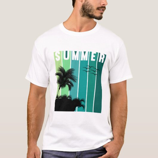 Trendy zomer T-shirt (Voorkant)