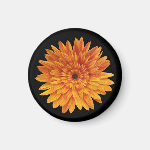 trendy zonnebloem bloemig magneet