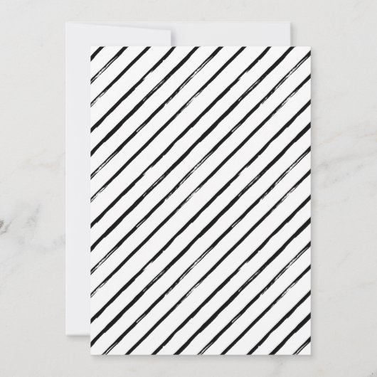 Trente-cinq moderne 35e anniversaire Invitation (Dos)