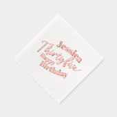 Trente-cinq script 35e Anniversaire d'or rose pers (Droite)