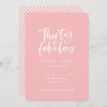 trente et fabuleux anniversaire photo invitation<br><div class="desc">trente et fabuleux anniversaire photo invitation</div>