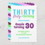 Trente Flirty et prospère 30e Invitation d'anniver<br><div class="desc">13 en cours 30 inspiré!</div>