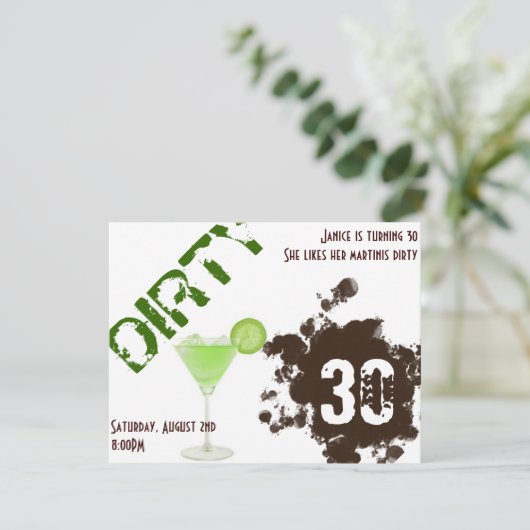 Trente invitations sales (Debout devant)