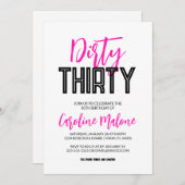 Trente-Quatre Ans Invitation (Devant / Derrière)